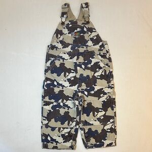 Vintage Please Mum Camouflage Overalls